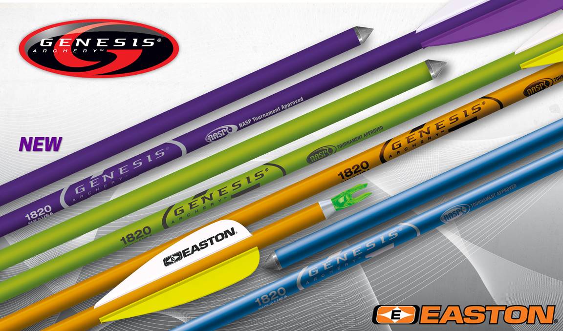 Easton 1820 Genesis NASP Arrows (Only Approved Arrow for NASP Tournaments)